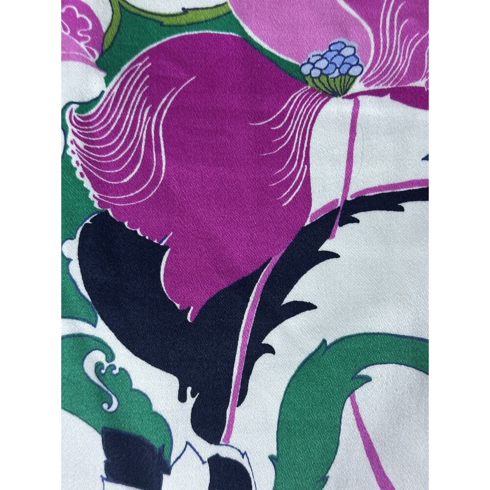 Talbots Women Skirt Plus‎ Size 22W Floral Print Twill Cotton Straight Cut - Picture 11 of 16